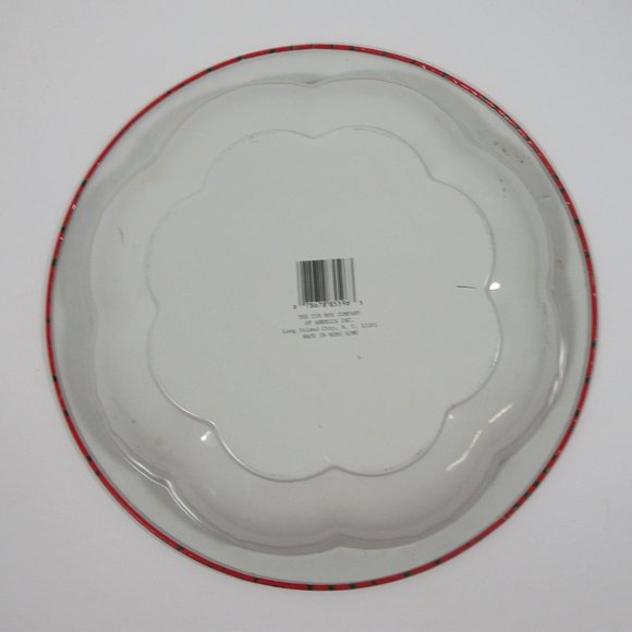 Christmas Tin Shallow Bowl by The Tin Company with Toy Filled Sleigh - Picture 5 of 9